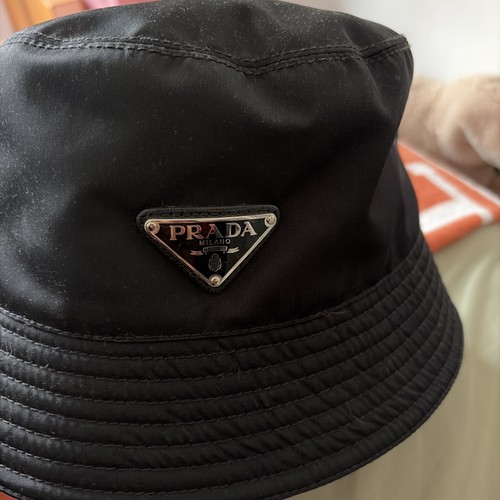 Prada black bucket hat - prada,