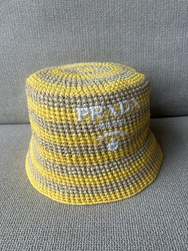 Prada raffia bucket - prada,