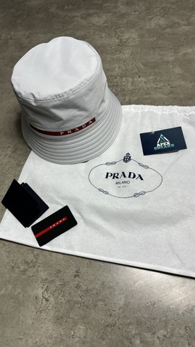 Prada rossa luna bucket white - prada,