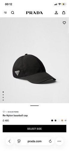 Prada black unisex baseball - prada,