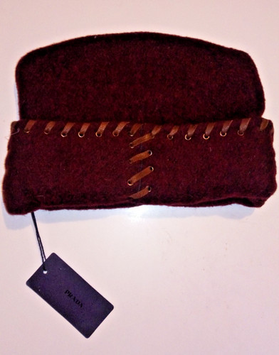 Prada burgundy rare - burgundy, astrakhan
