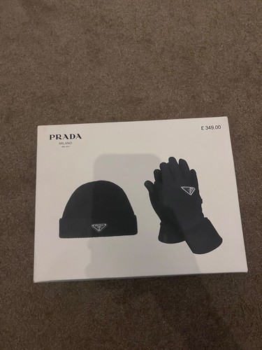 Prada collection beanie and - prada,