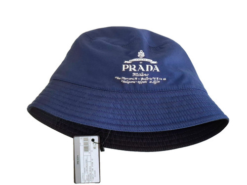 Prada blue printed cotton - blue,