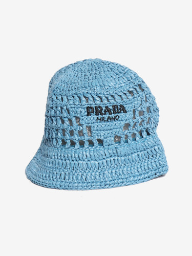 Prada blue crochet - bucket, hat