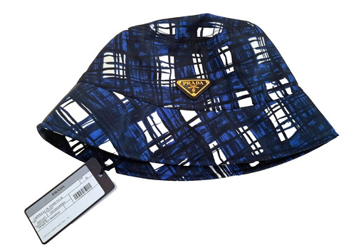 Prada blue printed nylon - printed, re-nylon